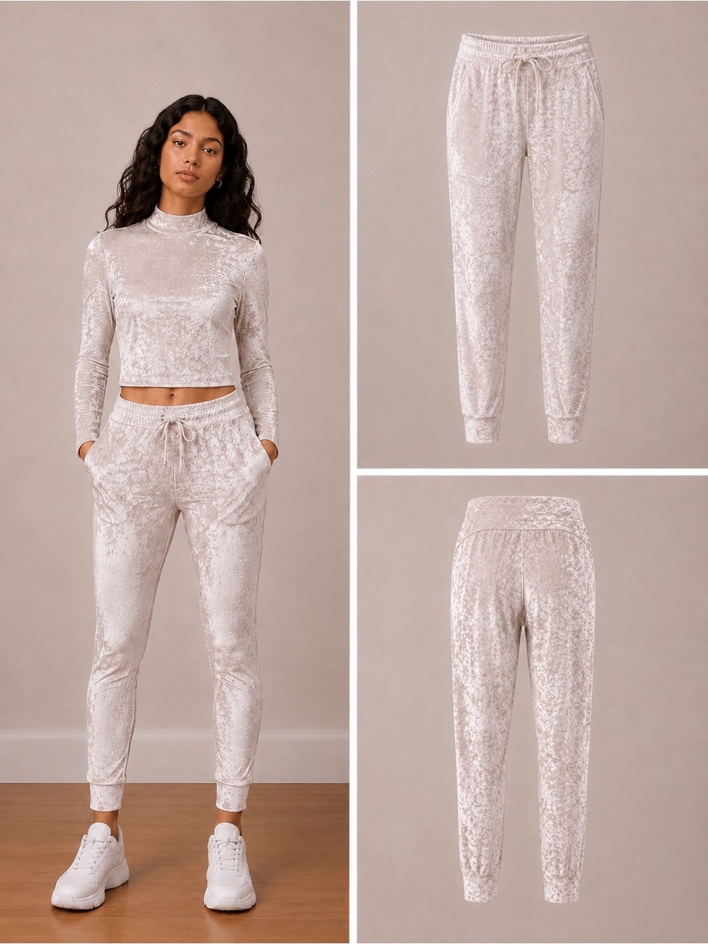 Lululemon Special Edition Ready to Crush Velvet Joggers Chrome Silver - Size 2